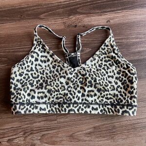 Zyia Active Brilliant Mesh Leopard Sports Bra - Size L